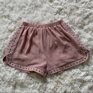 light pink cute shorts